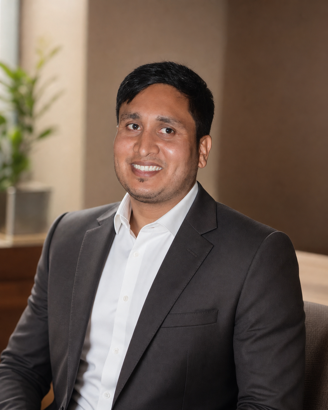 Portrait of Naveen K. Sharma, Managing Director